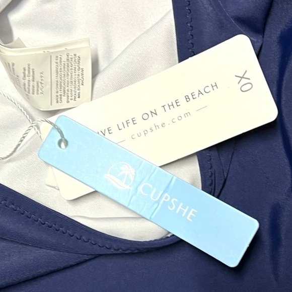 🌻NEW w/tags Cupshe Two-Piece Swimwear Bikini Set Size 0X - Picture 11 of 11